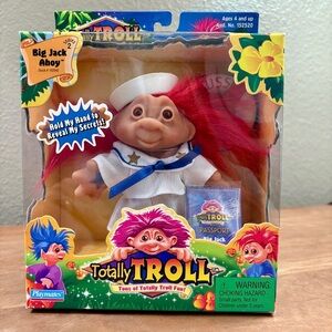 Playmates Big Jack Ahoy Totally TROLL Sailor Vintage Doll 2001 Series 2, NIB